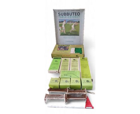 Subbuteo Table Cricket, Club Edition. The Replica Of Test &amp; County Cricket;&nbsp; &nbsp;Subbuteo Table Soccer;&nbsp; etc 