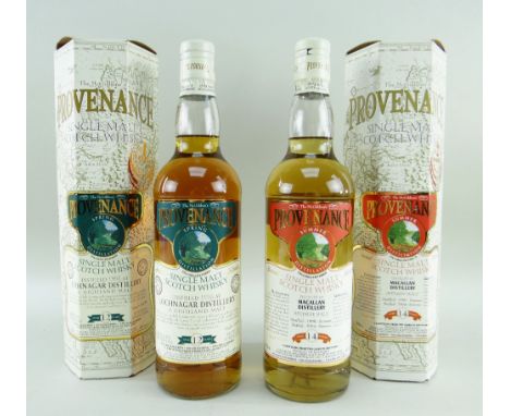 TWO BOTTLES OF THE MCGIBBON'S PROVENANCE SPECIAL SELECTIONS comprising Spring distillation single malt scotch whisky distille