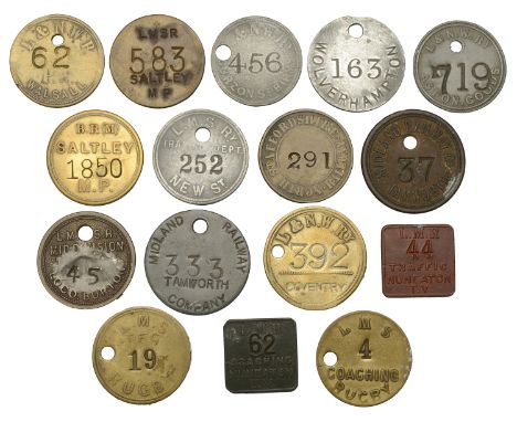 Miscellaneous Tokens and Checks, STAFFORDSHIRE, Burton-upon-Trent, L[ondon] M[idland] & S[cottish] R[ailway], Mid[land] Divis