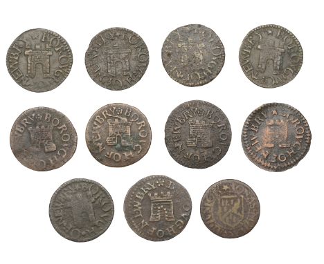 17th Century Tokens, BERKSHIRE, Newbury, Borough Farthings, 1657 (10), 0.92g/6h (Everson, TCSB December 2010, B2; N 107; BW. 