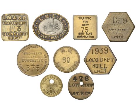 Miscellaneous Tokens and Checks, YORKSHIRE, Doncaster, G[reat] N[orthern] R[ailway] Loco Dept, brass, 27mm, stamped 1272 out,