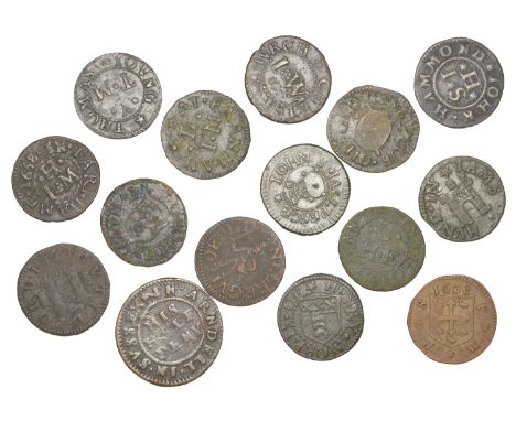 17th Century Tokens, HAMPSHIRE, Christchurch, John Welchman, Farthing, 1.02g/6h (N 1851; BW. 54), Havant, Thomas Young, Farth