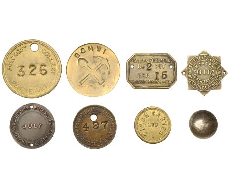 Miscellaneous Tokens and Checks, CHESHIRE, Low Marple, Poynton & Worth Colleries, 1832, plated livery button, 20mm (cf. Edge 