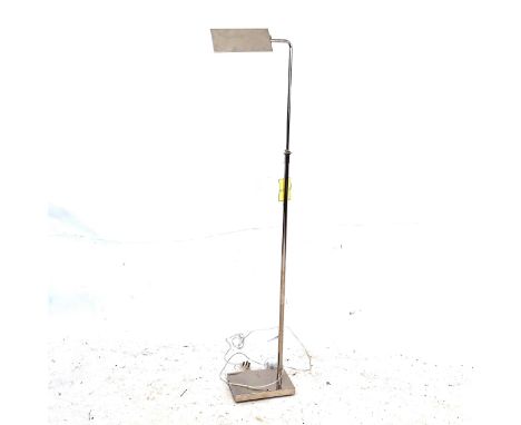A nearly new Ralph Lauren Home chromed standard lamp, H145cm 