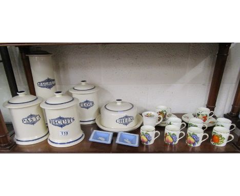 Shelf of ceramics