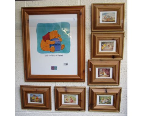 Collection of Winnie the Pooh prints