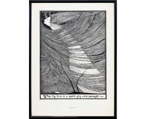 * HANNAH FRANK (SCOTTISH 1908 - 2008), WRAP THY FORM IN A MANTLE GREY (1941) lithograph on paper, signed and with personal in