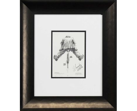 * ALEXANDER MILLAR (SCOTTISH b. 1960), UNTITLED SKETCH pencil on paper, signedmounted, framed and under glassimage size 20cm 