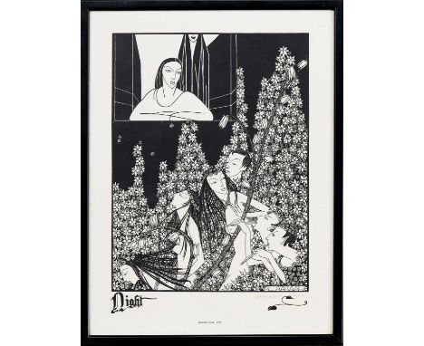 * HANNAH FRANK (SCOTTISH 1908 - 2008), NIGHT (1930) lithograph on paper, signed in pencil, titled and datedframed and under g