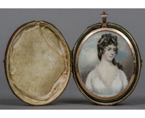 ENGLISH SCHOOL (18th/19th century)
Portrait miniature of Katherine Rose, wife of Major Dugald Gilchrist, of Ospisdale, Suther