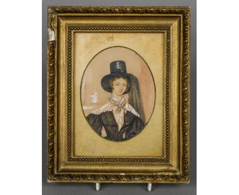 ENGLISH SCHOOL (early 19th century)
Portrait miniature of Miss Margaret Gilchrist, eldest child of Major Dugald Gilchrist of 