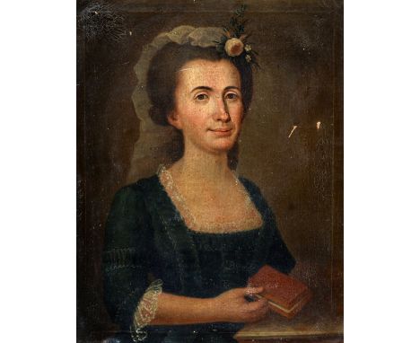 ENGLISH SCHOOL (18th century)
Portrait of a Young Lady
Oil on canvas
52.5 x 67.5 cm, framed CONDITION REPORTS: Generally in g