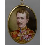 CONTINENTAL SCHOOL (19th century) Portrait of General Tarr, died 1845, aged 79 Enamels on copper,