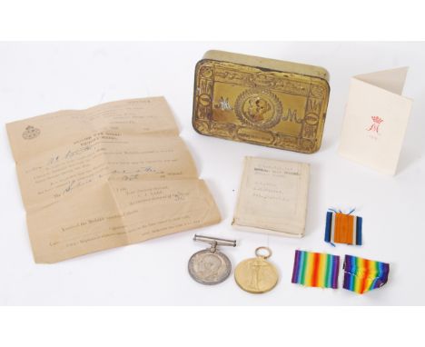 MEDAL GROUP: A First World War medal group and related items for a BZ 2032 AG Winter, RNVR (Royal Navy Reserves). Both Wae an