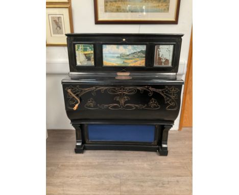 A circa 1890-1910 Pasquale / Wintle 48 note hand-wound automatic barrel piano. Restored by A. O. Wintle and his East Anglian 