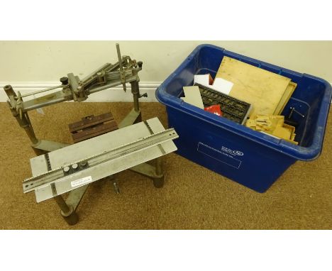 Troyes Gravograph engraving machine with tools and accessories Condition Report Click here for further images, condition, auc