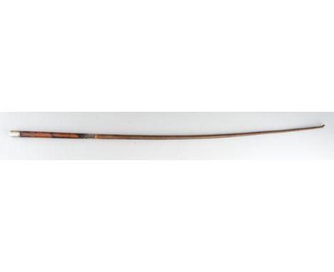 Silver mounted whip presented to Corporal of Horse A. Marriott 1st Lifeguards 1881.  By the prince of Wales later King Edward