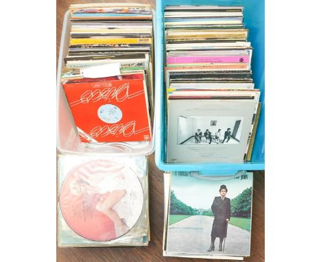 70's, 80's &amp; 90's. A very large collection of vinyl records mostly from the late 70s, 80s and up to the 90s including som