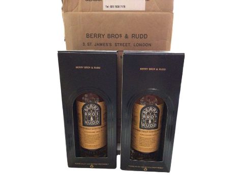 Two 700ml bottles- Berry Bros &amp; Rudd blended malt scotch whisky, Speyside reserve, both boxed