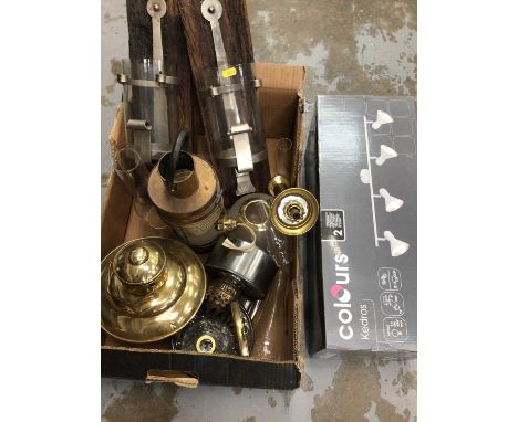 Group of lamps, ceiling light, etc