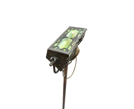 Art Nouveau up lighting standard lamp