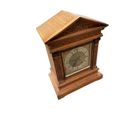 Early 20th century Continental architectural bracket clock