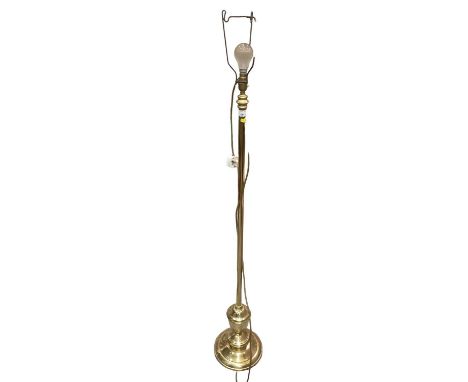 Brass Standing Lamp measuring 160cm high