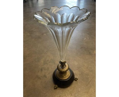 Victorian glass epergne