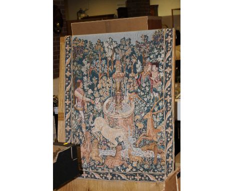 A MODERN TAPESTRY WALL HANGING