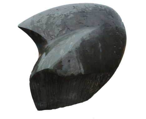 Keith McCarter (born 1936), 'Chiltern Form', a large patinated bronze abstract sculpture to/w the associated title plate 'Unv