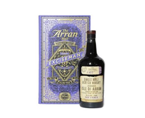 Arran Cask Strength Single Malt Scotch Whisky, ''Exciseman'' Smuggler's Series Volume 3, 56.7% vol 700ml, in original book fo