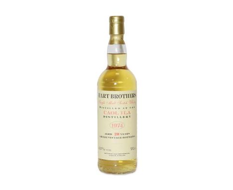 Caol Ila 1974 20 Year Old Single Malt Scotch Whisky, Hart Brothers bottling, 43% vol 70cl (one bottle)