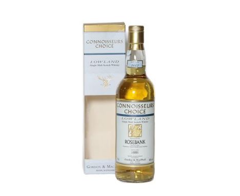 Rosebank 1991 16 Year Old Lowland Single Malt Scotch Whisky, Connoisseurs Choice bottling, bottled 2007, 40% vol 70cl, in ori