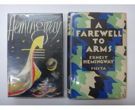 HEMINGWAY (Ernest)  Across the River and Into the Trees.  First UK. Edition.  d/wrapper. 1950;  HEMINGWAY (Ernest)  A Farewel
