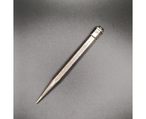 A George V silver propelling pencil