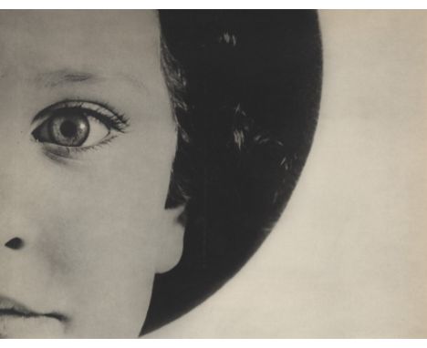 Artist: Max Burchartz (German, 1887-1961). Title: "Lotte, Auge [Lotte's Eye] [detail]". Medium: Original vintage photogravure