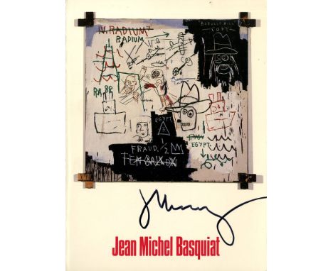 Artist: Jean-Michel Basquiat (American, 1960-1988). Title: "Future Sciences Versus the Man [invitation]". Medium: Color offse