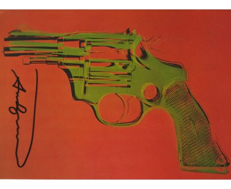 Artist: Andy Warhol (American, 1928 - 1987). Title: "Guns #06". Medium: Color offset lithograph. Date: Printed 1982. Dimensio