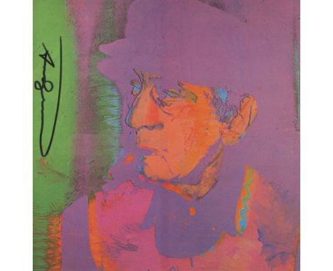 Artist: Andy Warhol (American, 1928 - 1987). Title: "Man Ray #1". Medium: Color offset lithograph. Date: Composed 1974. Dimen