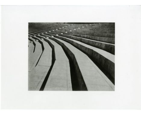 Artist: Tina Modotti (Italian/American, 1896 - 1942). Title: "Stadium, Mexico City". Medium: Original photogravure. Date: Com