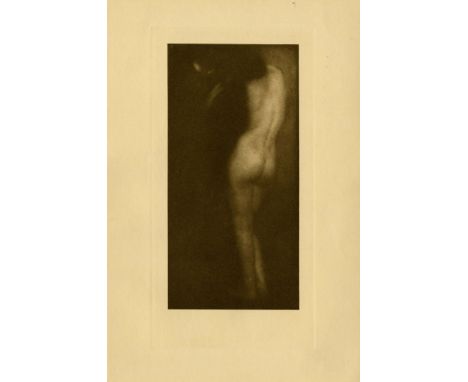 Artist: Edward Steichen (American, 1879 - 1973). Title: "The Little Round Mirror". Medium: Original vintage photogravure. Dat