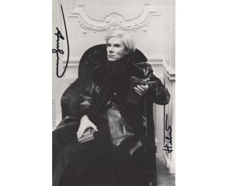 Artist: Helmut Newton (German/Australian, 1920-2004). Title: "Andy Warhol, Paris". Medium: Original photolithograph. Date: Co