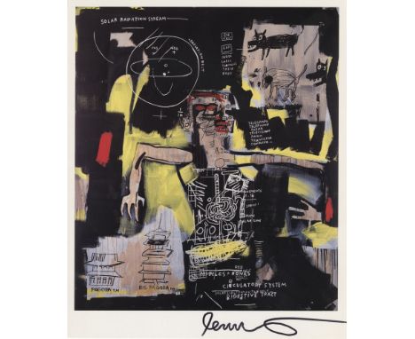 Artist: Jean-Michel Basquiat (American, 1960-1988). Title: "Circulatory System ['Untitled' 1984]". Medium: Color offset litho