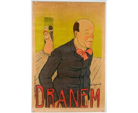 Artist: Adrien Barrere (French, 1877-1931). Title: "Dranem/Ambassadeurs [Charle Verneau, Paris - proof before letters]". Medi