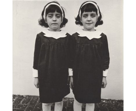 Artist: Diane Arbus (American, 1923-1971). Title: "Identical Twins, Roselle, N.J [Cathleen and Colleen]". Medium: Original vi