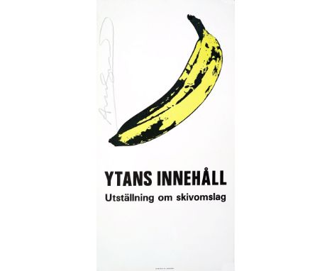 Artist: Andy Warhol (American, 1928 - 1987). Title: "Banana". Medium: Original color silkscreen. Date: Composed 1981. Dimensi