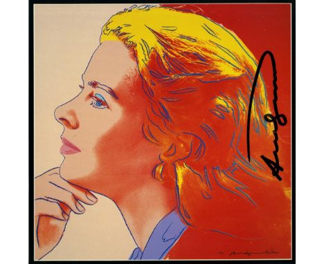 Artist: Andy Warhol (American, 1928 - 1987). Title: "Ingrid Bergman: Herself (05)". Medium: Color offset lithograph. Date: Co