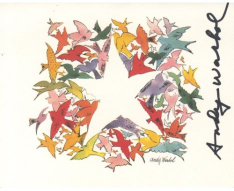 Artist: Andy Warhol (American, 1928 - 1987). Title: "Christmas card: Star of Wonder". Medium: Original vintage color offset l