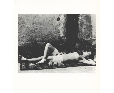 Artist: Manuel Alvarez Bravo (Mexican, 1902 - 2002). Title: "La Buena Fama Durmiendo". Medium: Original photogravure. Date: C