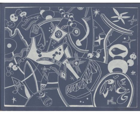 Artist: Steve Wheeler (American, 1912 - 1992). Title: "Marine Garden". Medium: Original color silkscreen. Date: Composed 1947